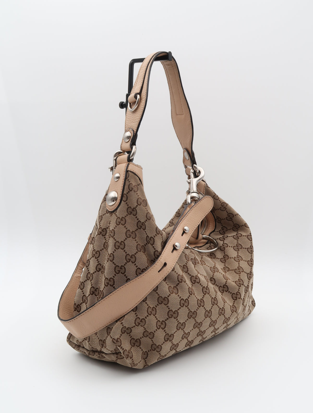 GUCCI ICON BIT HOBO CANVAS BAG