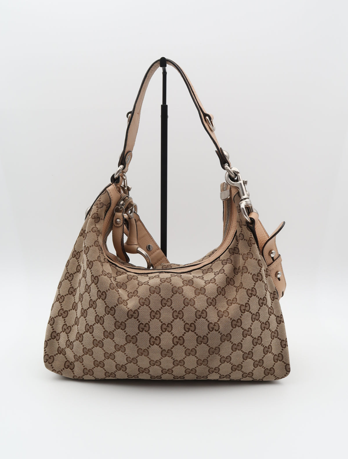 GUCCI ICON BIT HOBO CANVAS BAG