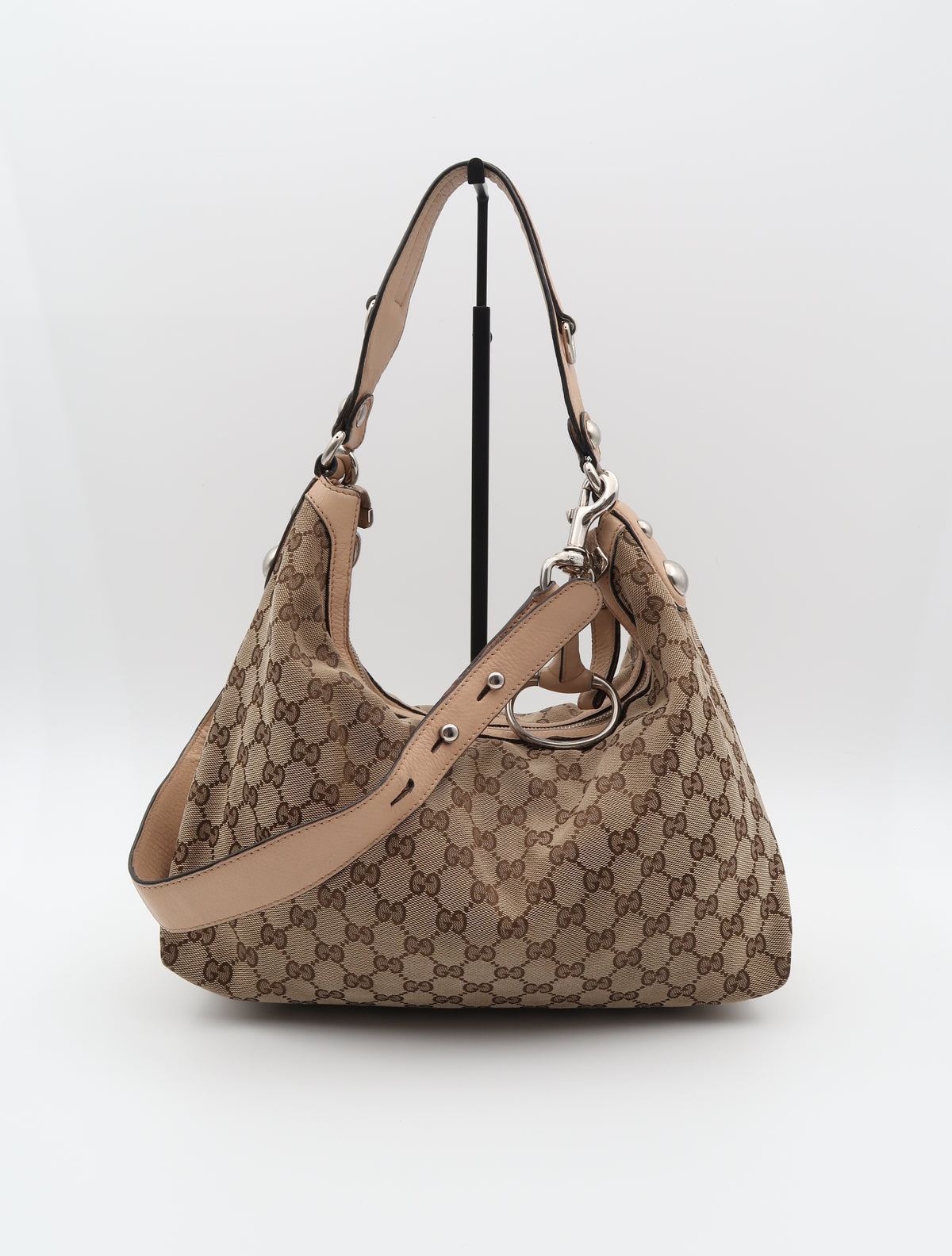 GUCCI ICON BIT HOBO CANVAS BAG