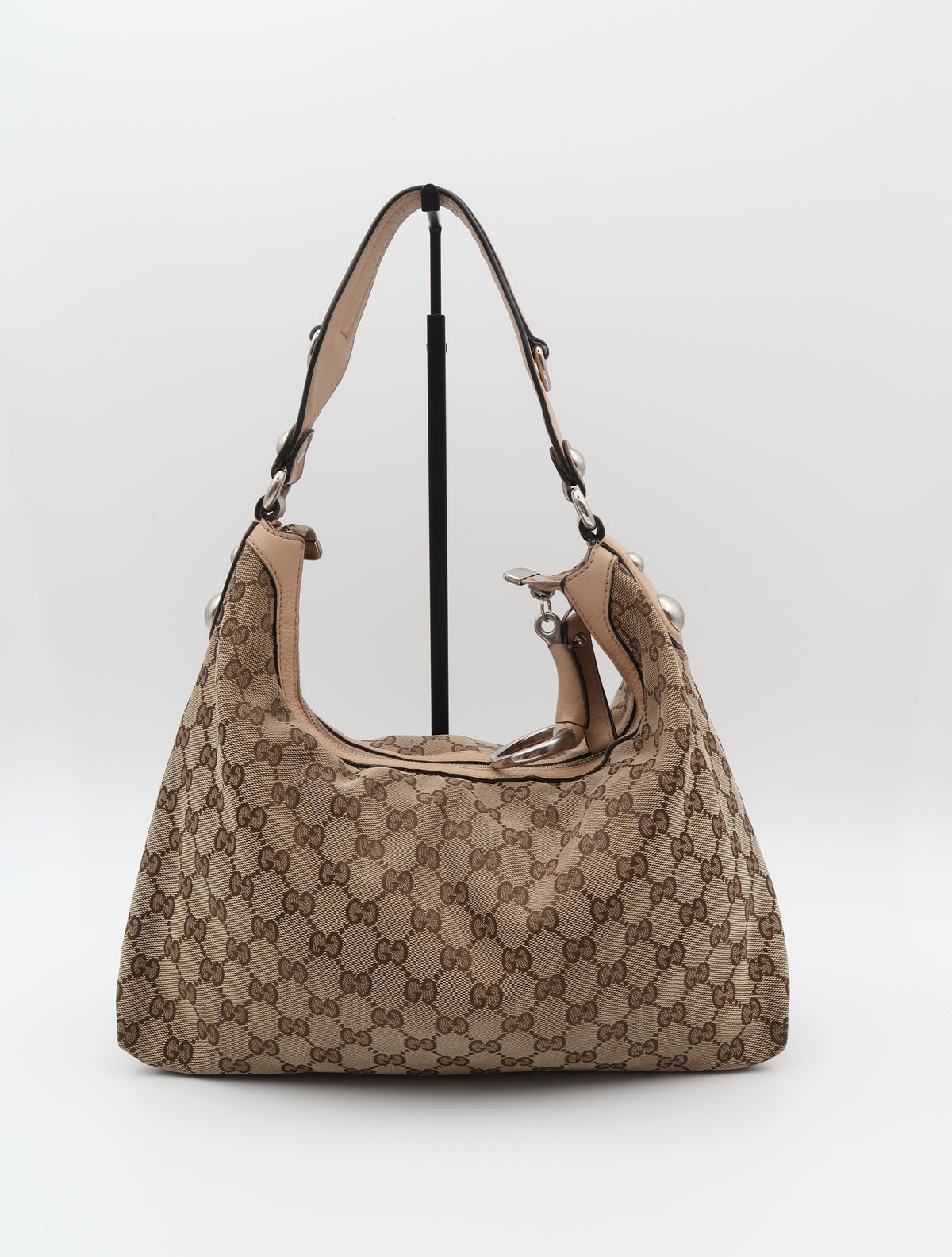 GUCCI ICON BIT HOBO CANVAS BAG