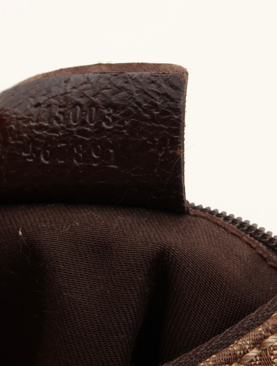 GUCCI LOCK CANVAS BAG
