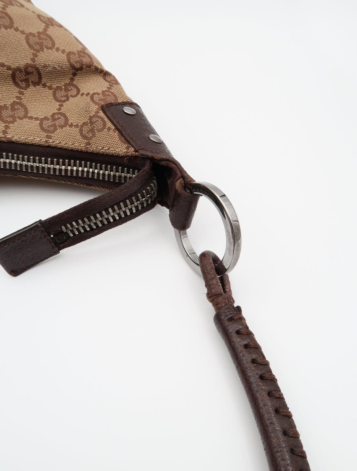 GUCCI LOCK CANVAS BAG