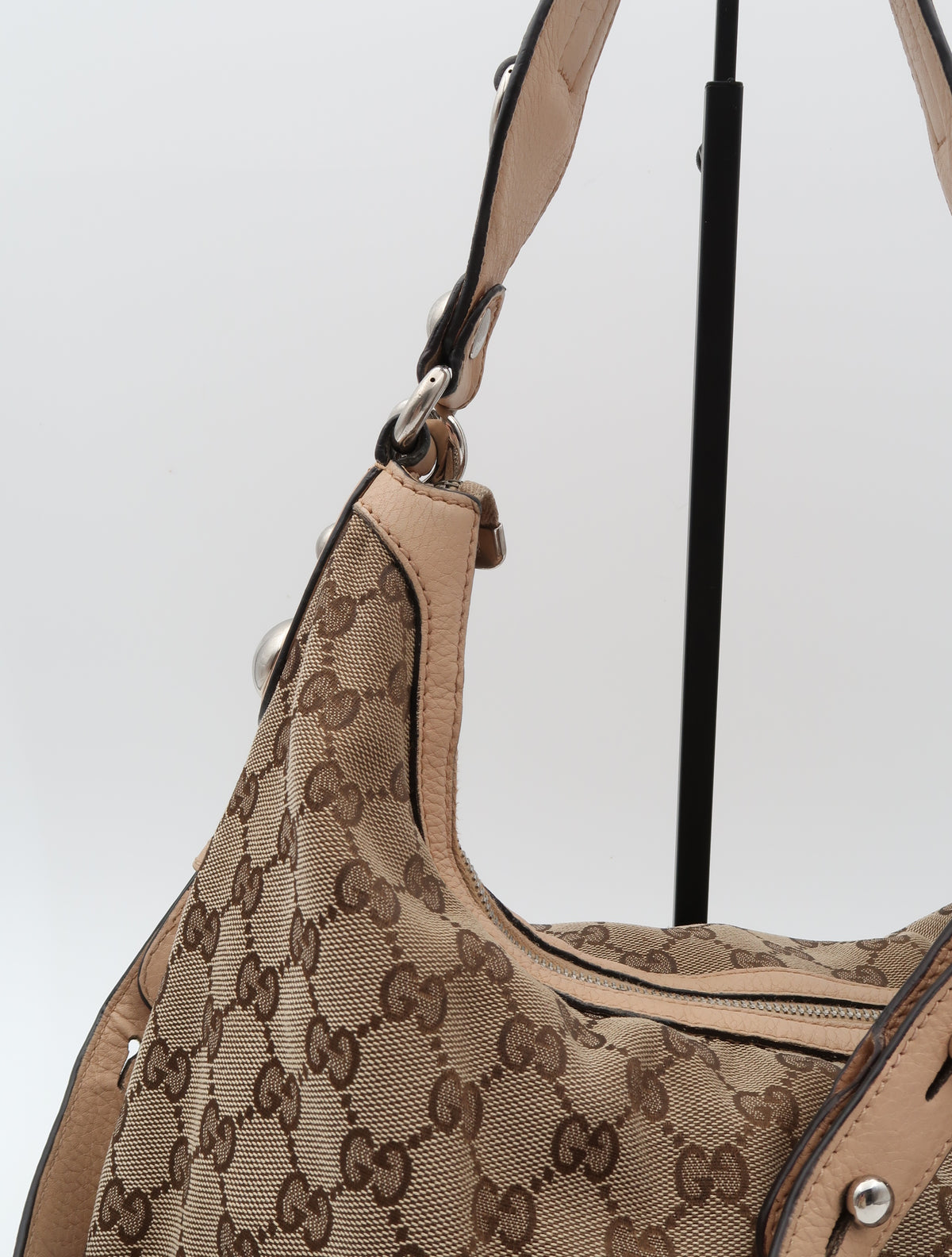 GUCCI ICON BIT HOBO CANVAS BAG
